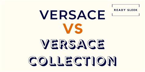 versace verses|difference between Versace and versus.